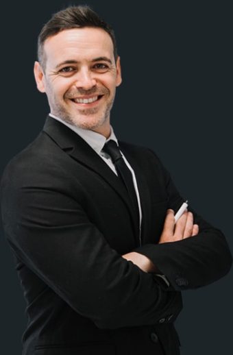 Business owner smiles Business owner smiles
